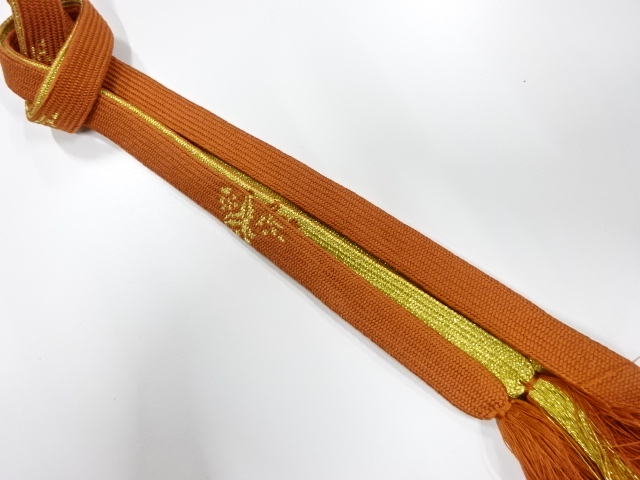 JAPANESE KIMONO / KORAI HAND-TIED OBIJIME